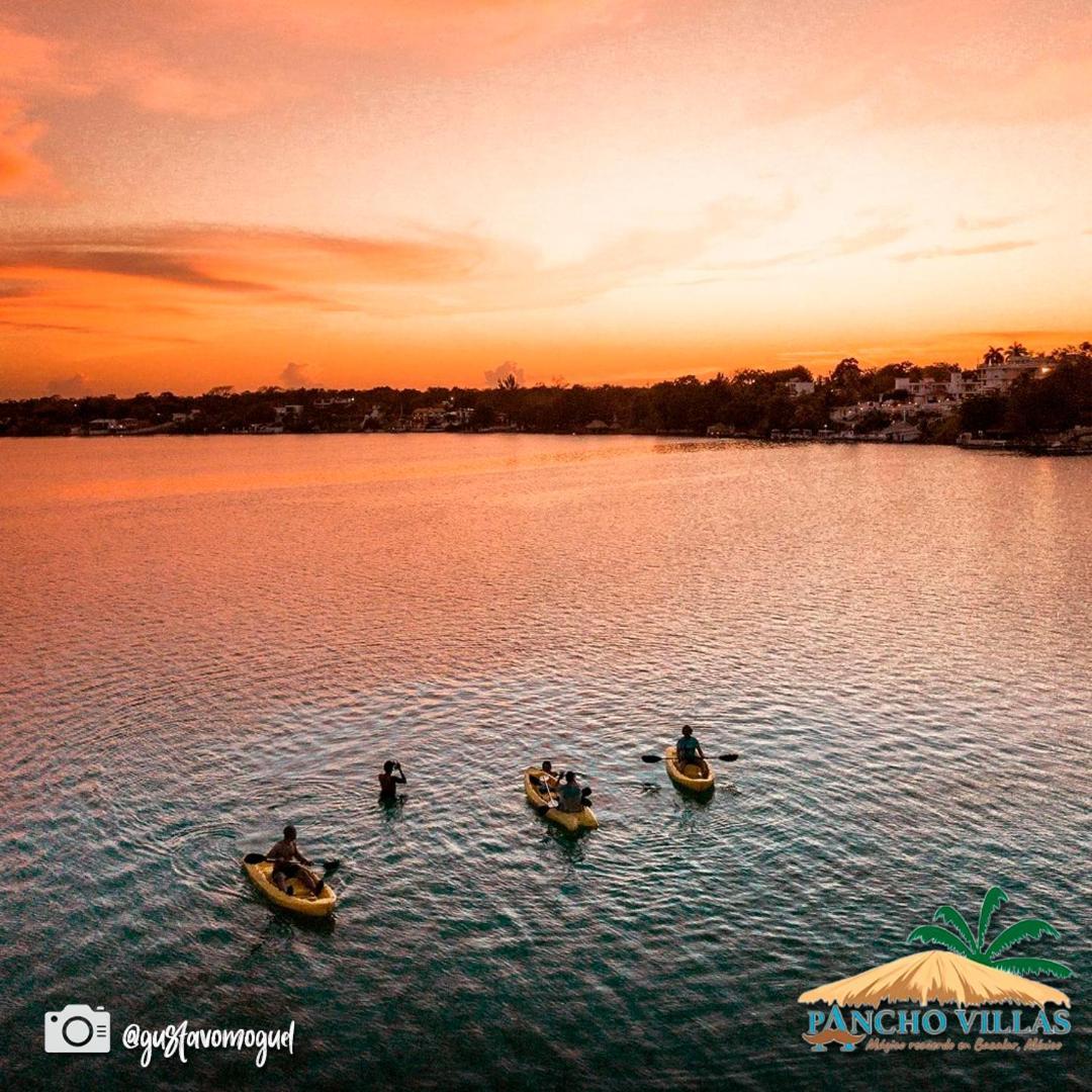Hotel Pancho Villas Bacalar - Kayyaks Gratis Buitenkant foto